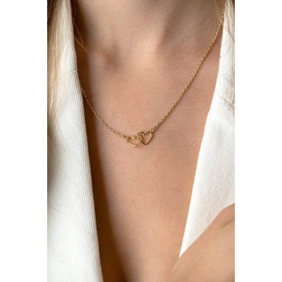 ZINZI GOLD PLATED ZILVEREN COLLIER - 40473