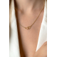 ZINZI GOLD PLATED ZILVEREN COLLIER - 40473