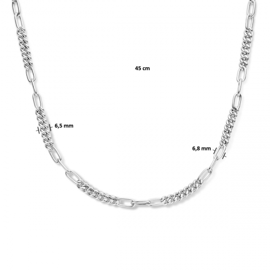 ZILVEREN COLLIER - 40512