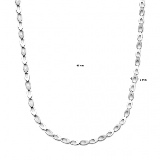 ZILVEREN COLLIER - 40516