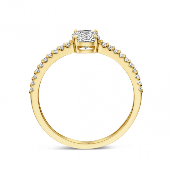 GOUDEN RING ZIRKONIA - 40531