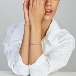 GOUDEN ARMBAND FIGARO - 40681