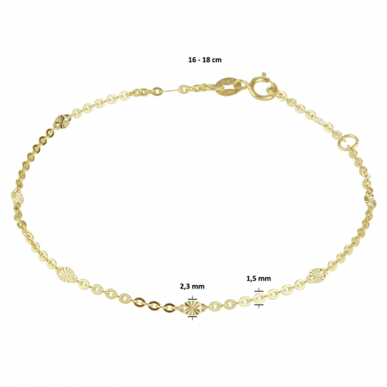 GOUDEN ARMBAND - 40698