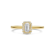 GOUDEN RING ZIRKONIA - 40803