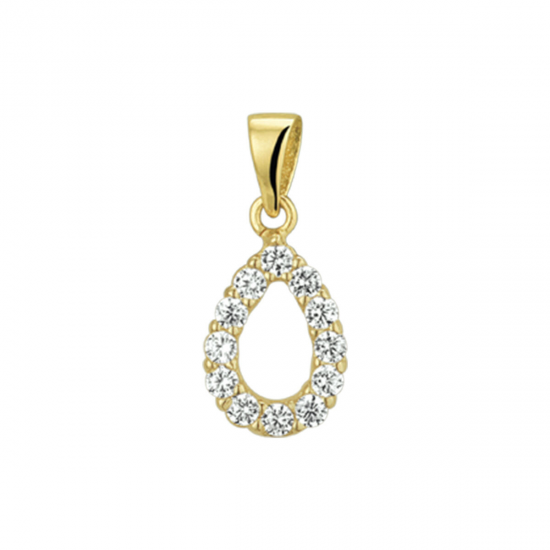 GOUDEN HANGER ZIRKONIA - 40832