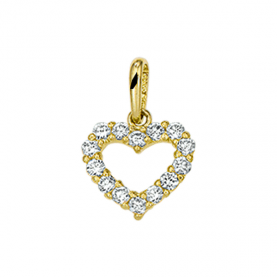 GOUDEN HANGER ZIRKONIA - 40837