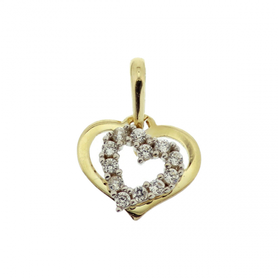 GOUDEN HANGER ZIRKONIA - 40840