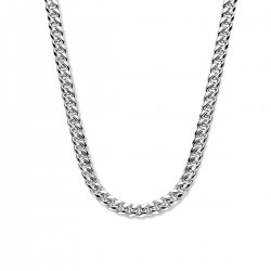 MASSIEF ZILVEREN GOURMETTE COLLIER - 40909
