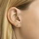 gouden dames oorknoppen - 40952