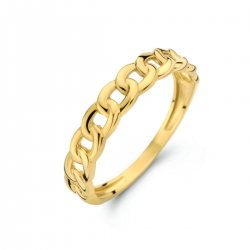 GEELGOUDEN DAMES RING - 40978