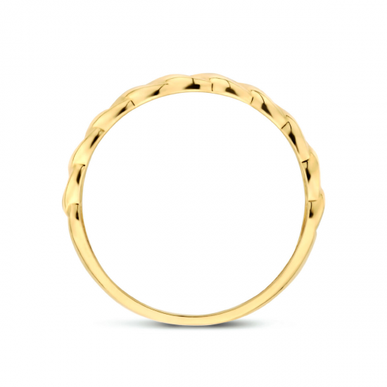 GEELGOUDEN DAMES RING - 40978