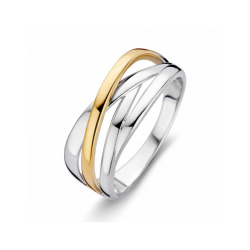 Ring zilver/goud - 42785