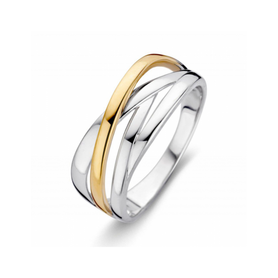 Ring zilver/goud - 42785