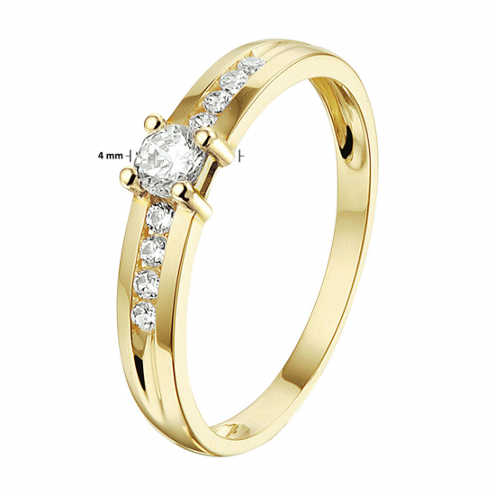 GEELGOUDEN DAMESRING - 41043