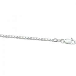 ZILVEREN LENGTE COLLIER - 41152
