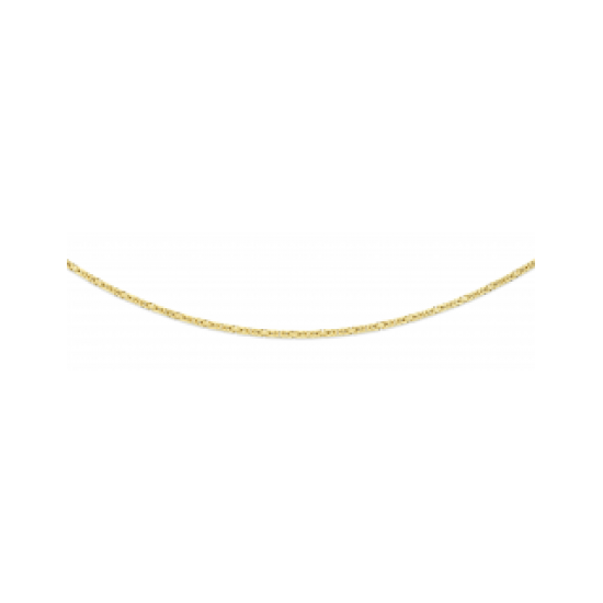 FJORY  GEELGOUDEN KONNGS COLLIER  MET ZILVEREN KERN - 41161