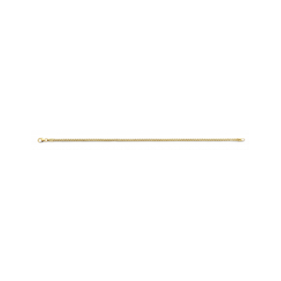 GOUDEN COLLIER MET ZILVEREN KERN - 41179