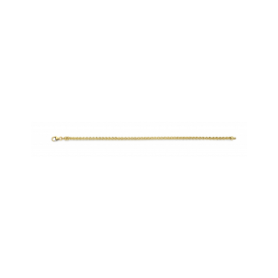 GOUDEN COLLIER MET ZILVEREN KERN - 41180