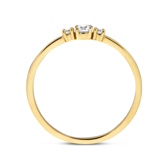 gouden dames ring - 41267