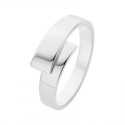 ZILVEREN NOL DAMESRING - 41294