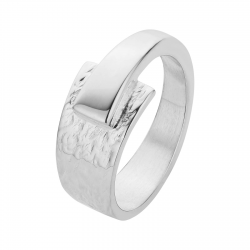 ZILVEREN NOL DAMESRING - 41295