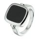 zegelring massief onyx - 41385