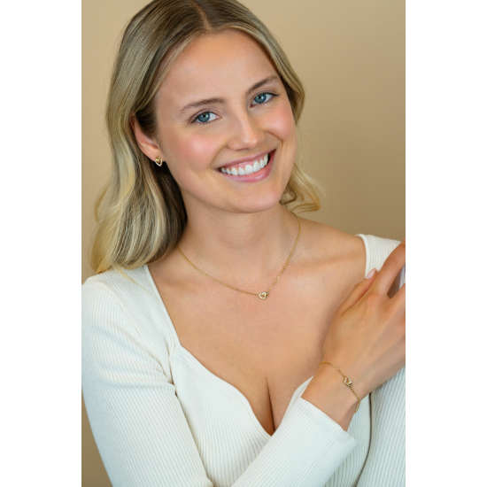 ZINZI GOLD PLATED ZILVEREN ARMBAND - 41403