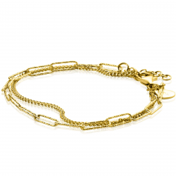 ZINZI GOLD PLATED ZILVEREN ARMBAND - 41405