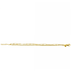 ZINZI GOLD PLATED ZILVEREN ARMBAND - 41405
