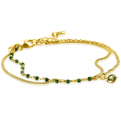 ZINZI GOLD PLATED ZILVEREN ARMBAND - 41406