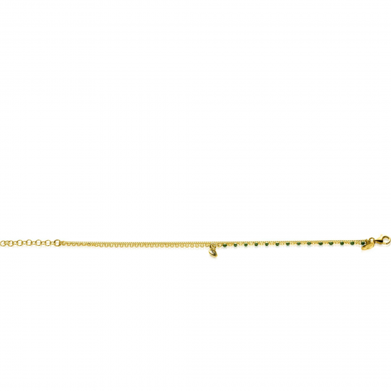 ZINZI GOLD PLATED ZILVEREN ARMBAND - 41406
