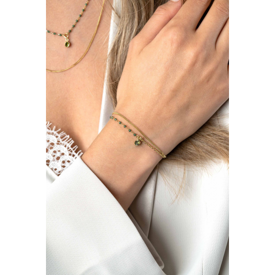 ZINZI GOLD PLATED ZILVEREN ARMBAND - 41406