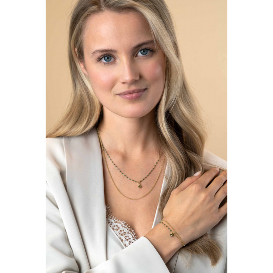ZINZI GOLD PLATED ZILVEREN ARMBAND - 41406