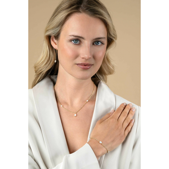 ZINZI GOLD PLATED ZILVEREN ARMBAND - 41408