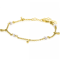ZINZI GOLD PLATED ZILVEREN ARMBAND - 41413