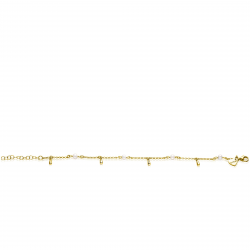 ZINZI GOLD PLATED ZILVEREN ARMBAND - 41413