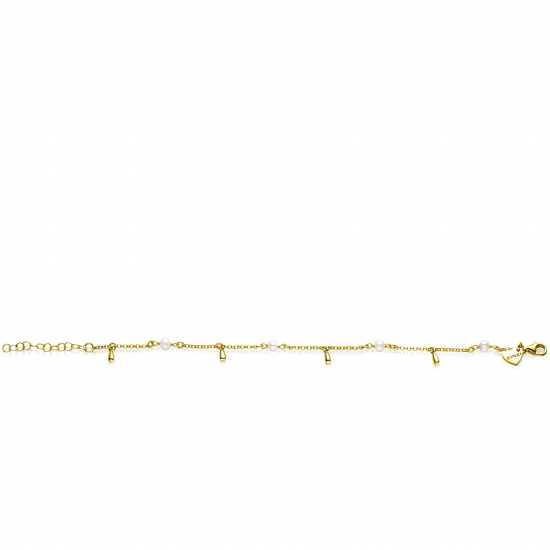 ZINZI GOLD PLATED ZILVEREN ARMBAND - 41413