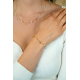 ZINZI GOLD PLATED ZILVEREN ARMBAND - 41413