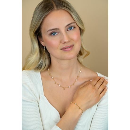 ZINZI GOLD PLATED ZILVEREN ARMBAND - 41413