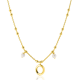 ZINZI GOLD PLATED ZILVEREN COLLIER - 41414