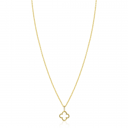 ZINZI GOLD PLATED ZILVEREN COLLIER - 41417