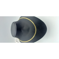 14 karaat massief geelgouden gourmet collier 60 cm. - 41431