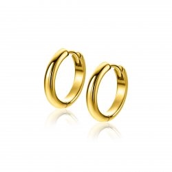 ZINZI gold plated zilveren oorringen - 41483