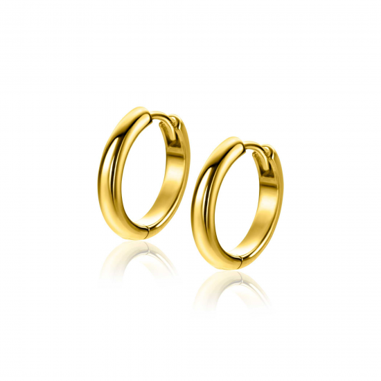 ZINZI gold plated zilveren oorringen - 41483