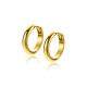 ZINZI gold plated zilveren oorringen - 41483