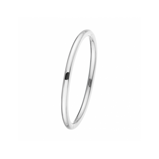 ZILVEREN MASSIEVE FANTASIE BANGLE - 38925
