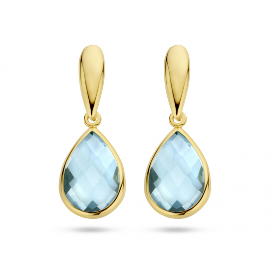 geelgouden oorhangers - 41508