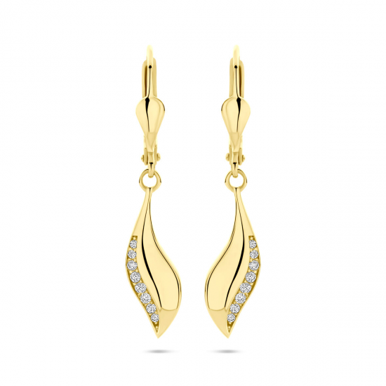 geelgouden oorhangers - 41510