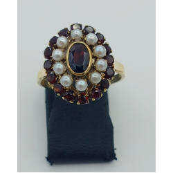 GEELGOUDEN DAMESRING OCCASION - 41536