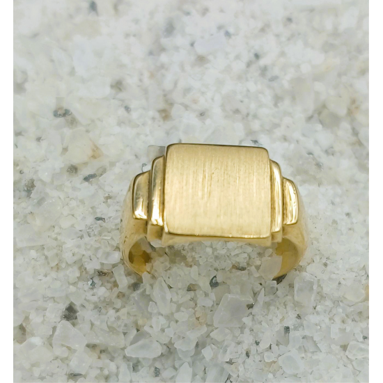 585 GOUDEN ZEGELRING OCCASION - 41547